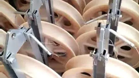 Hoisting Pulley Block Cable Pulling Roller Nylon Aluminum Cable Roller